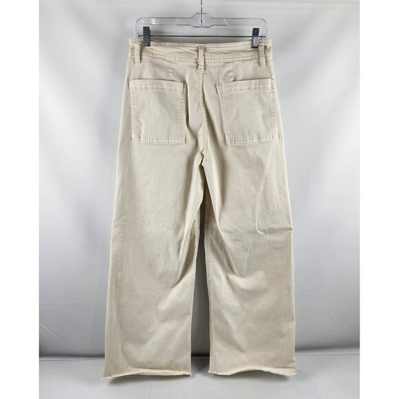 Oat New York Cream Wide Leg Jeans - Picture 7 of 9
